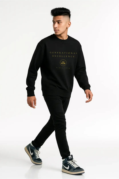 The Heritage Oversized Sweatshirt – Generational Excellence Edition - RYUORA